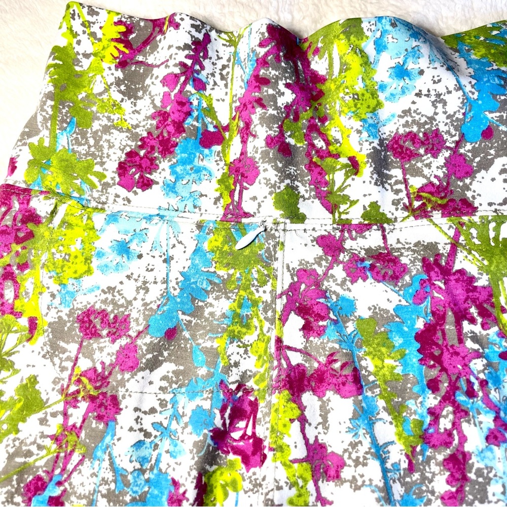 Women’s Royal Robbins Essential Henna Skirt Multi Pattern Sz XL Zip Pocket